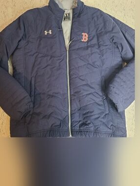 Under Armour ColdGear Red Sox Jacket Mens Large Navy